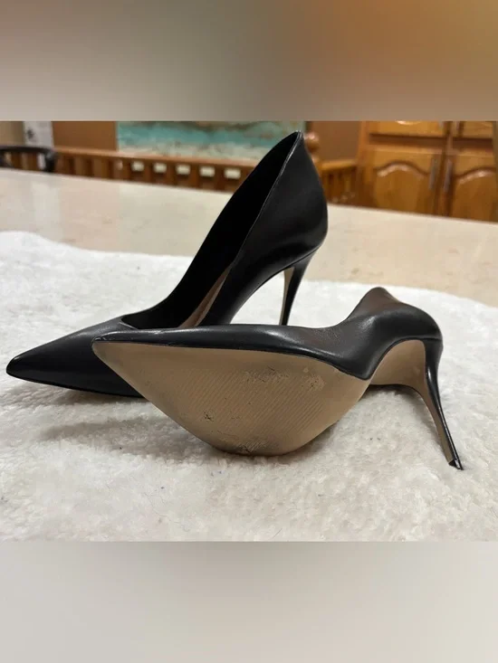 Aldo Black Pointed-Toe High Heel Pumps - Picture 7 of 9